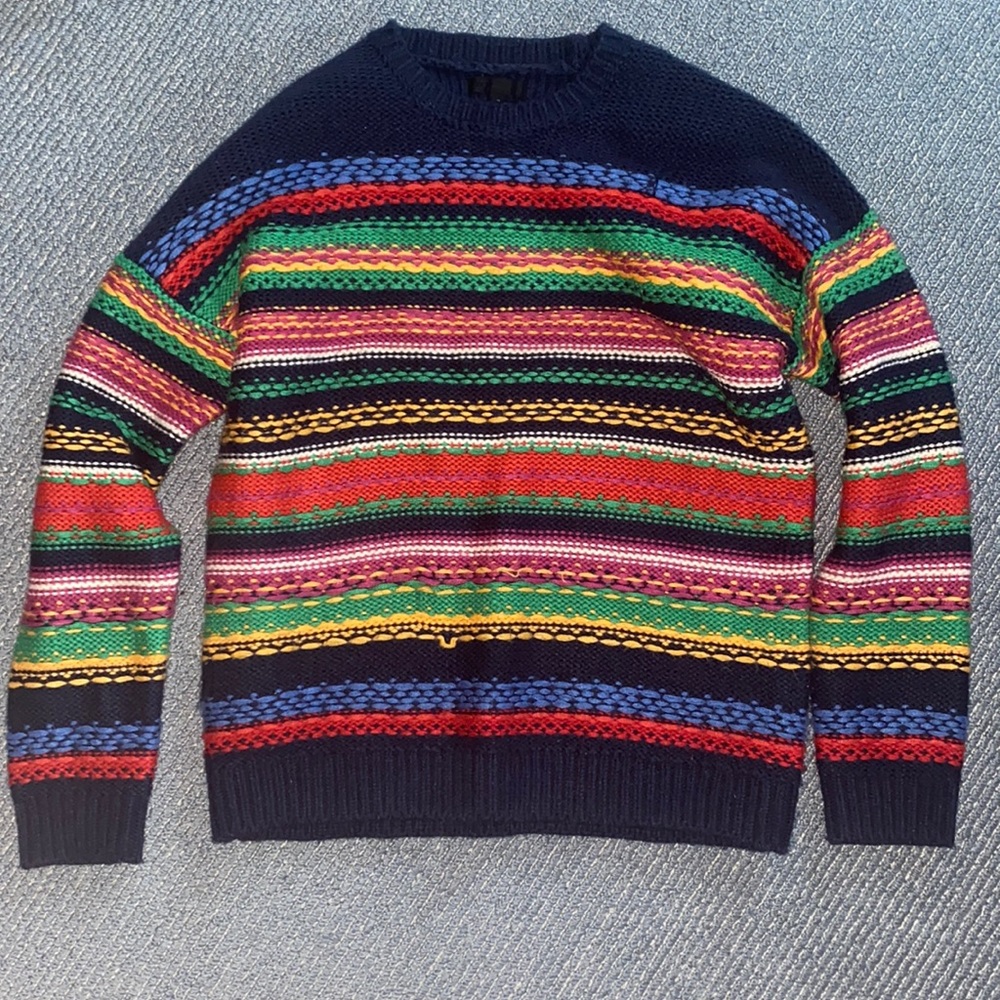 MultiColor Knit Sweater Asos
